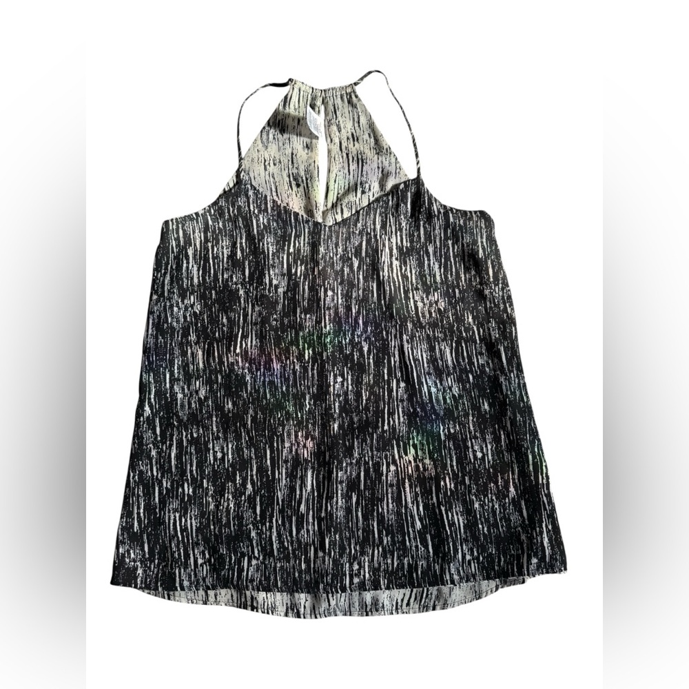 Express Black & White Halter Top – Size SP